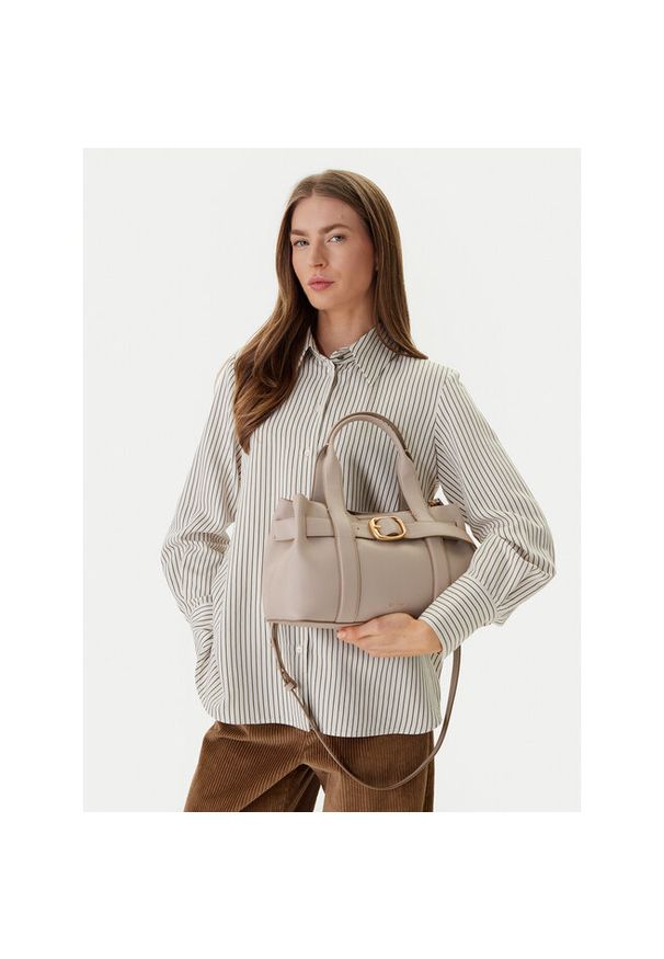 Torebka Calvin Klein. Kolor: beżowy