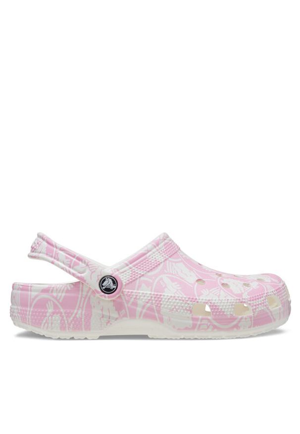 Crocs Klapki Classic Duke Print Clog 210003 Różowy. Kolor: różowy. Wzór: nadruk