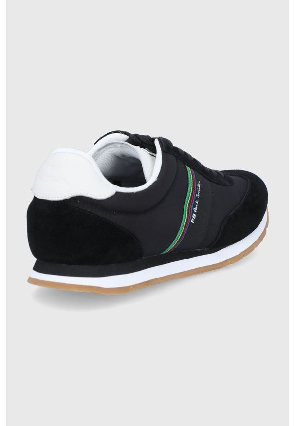 PS PAUL SMITH - PS Paul Smith Buty kolor czarny. Nosek buta: okrągły. Zapięcie: sznurówki. Kolor: czarny
