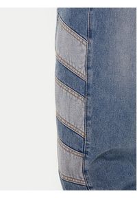 Adidas - adidas Jeansy KE0112 Niebieski Loose Fit. Kolor: niebieski #3