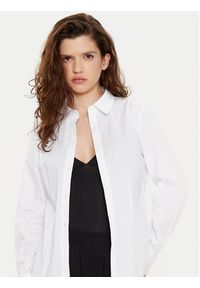 JOOP! Koszula 30045088 Biały Slim Fit. Kolor: biały. Materiał: bawełna