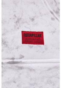 CATerpillar - Caterpillar Bluza bawełniana kolor szary z kapturem wzorzysta. Typ kołnierza: kaptur. Kolor: szary. Materiał: bawełna #10