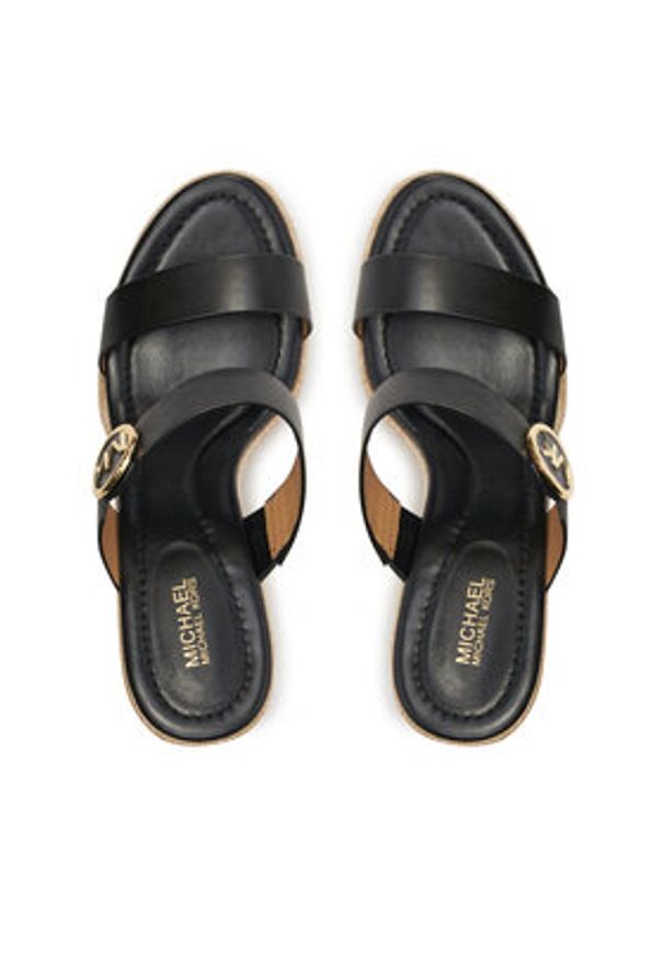 MICHAEL Michael Kors Espadryle 40S4LCMS3L Czarny. Kolor: czarny. Materiał: skóra