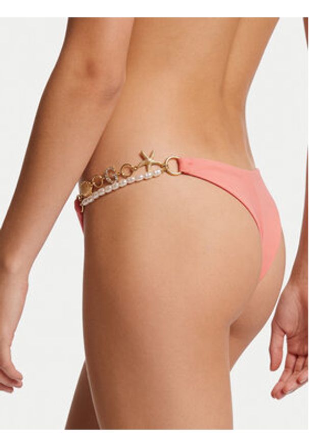 Guess Dół od bikini E6GO00 KF412 Koralowy. Kolor: pomarańczowy. Materiał: syntetyk
