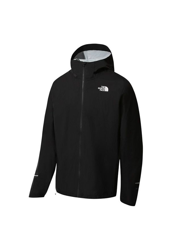 Kurtka The North Face First Dawn 0A536LJK31 - czarna. Typ kołnierza: kaptur. Kolor: czarny. Materiał: nylon. Wzór: aplikacja. Styl: sportowy, klasyczny