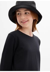 bonprix - Sukienka z dżerseju z elastycznej mieszanki bawełny organicznej (2-pak). Kolor: czarny. Materiał: jersey, bawełna. Długość rękawa: długi rękaw #3