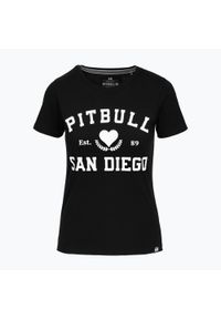 PITBULL - Koszulka damska Pitbull Love PB. Kolor: czarny
