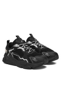 Plein Sport Sneakersy Track-King Mag FAES USC0843 STE003N Czarny. Kolor: czarny. Materiał: mesh, materiał #3