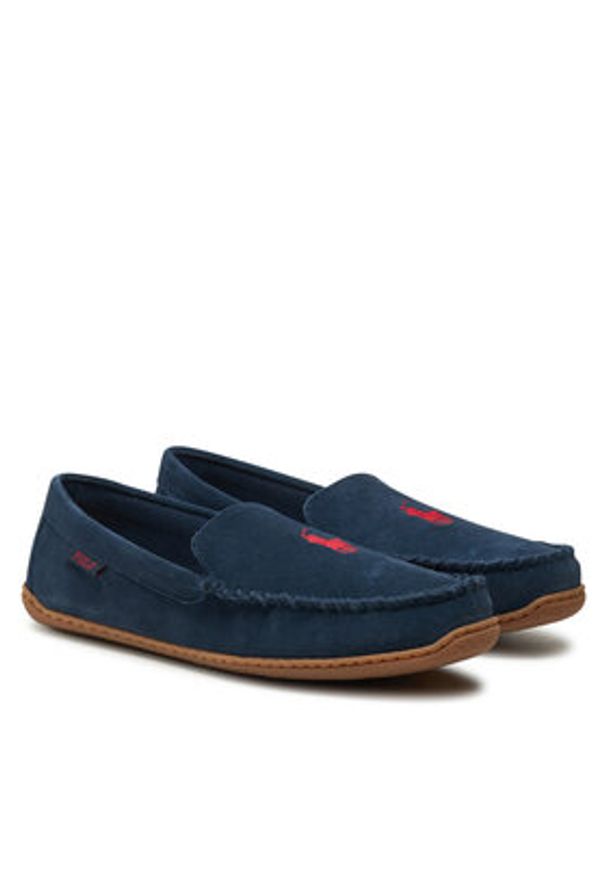 Polo Ralph Lauren Mokasyny Brenan 843955400001 Granatowy. Kolor: niebieski. Materiał: zamsz, skóra