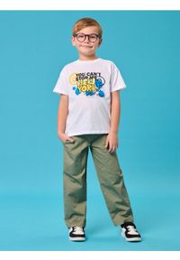 Sinsay - Jeansy pull on z naszywanymi kieszeniami - zielony. Kolor: zielony #1