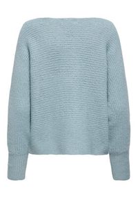 only - ONLY Sweter 15168705 Niebieski Regular Fit. Kolor: niebieski. Materiał: syntetyk #3
