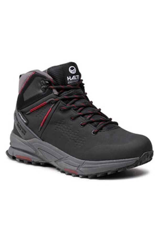 Halti Trekkingi Hakon Mid Dx W Trekking Shoe 054-2727 Czarny. Kolor: czarny. Materiał: skóra