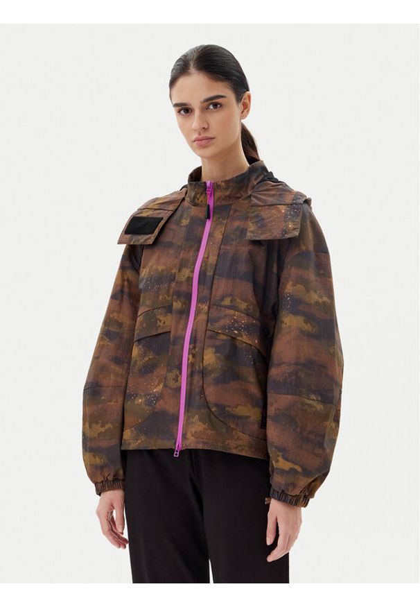 EA7 Emporio Armani Kurtka przejściowa 7W000263 AF13154 F6035 Brązowy Loose Fit. Kolor: brązowy. Materiał: syntetyk