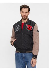 Brave Soul Kurtka bomber MJK-BRODY Czarny Regular Fit. Kolor: czarny. Materiał: syntetyk #1
