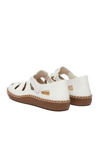 Rieker Półbuty CEO-N2453-80 Biały. Kolor: biały. Materiał: skóra #8