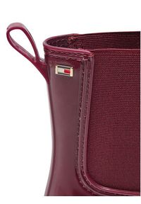 TOMMY HILFIGER - Tommy Hilfiger Kalosze Flag Rainboot FW0FW08213 Bordowy. Kolor: czerwony #5