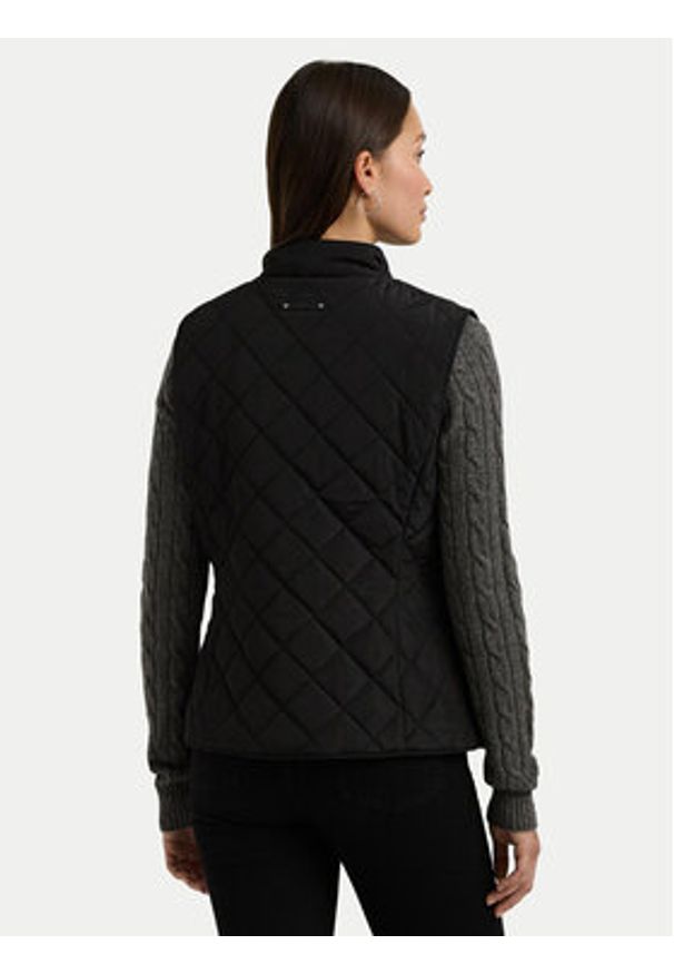 Lauren Ralph Lauren - LAUREN RALPH LAUREN Bezrękawnik 297951276005 Czarny Straight Fit. Kolor: czarny. Materiał: syntetyk. Długość rękawa: bez rękawów