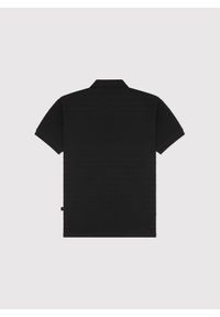 Pako Lorente - PAKO LORENTE - Czarne bawełniane polo w prążki. Okazja: na co dzień. Typ kołnierza: polo. Kolor: czarny, niebieski. Materiał: bawełna. Długość rękawa: krótki rękaw. Długość: krótkie. Wzór: prążki. Styl: casual #8