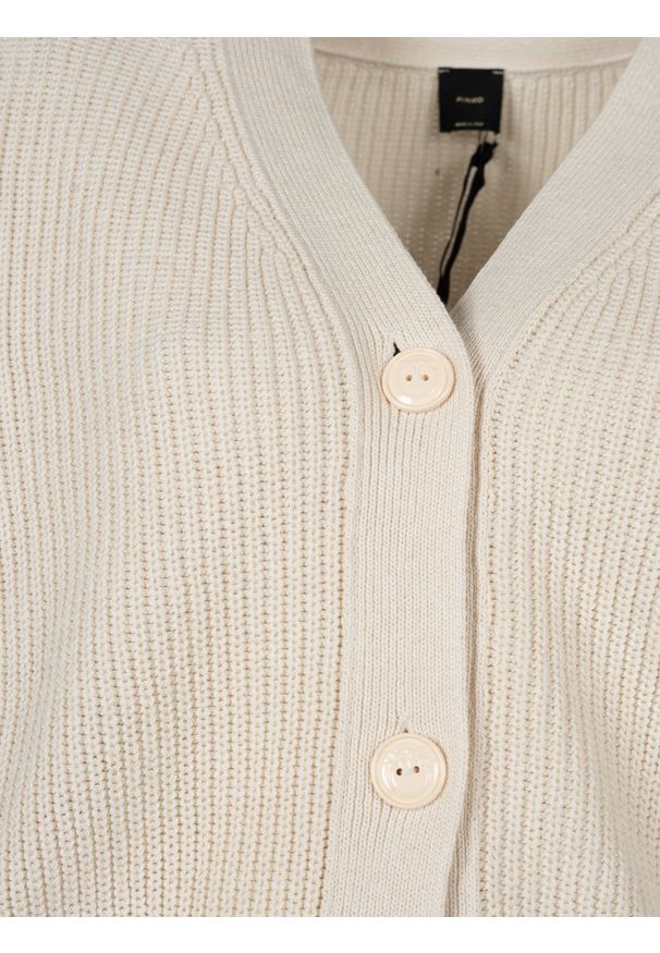 Pinko Kardigan "Radon" | 100851 A0OS | Kobieta | Ecru. Materiał: bawełna, akryl