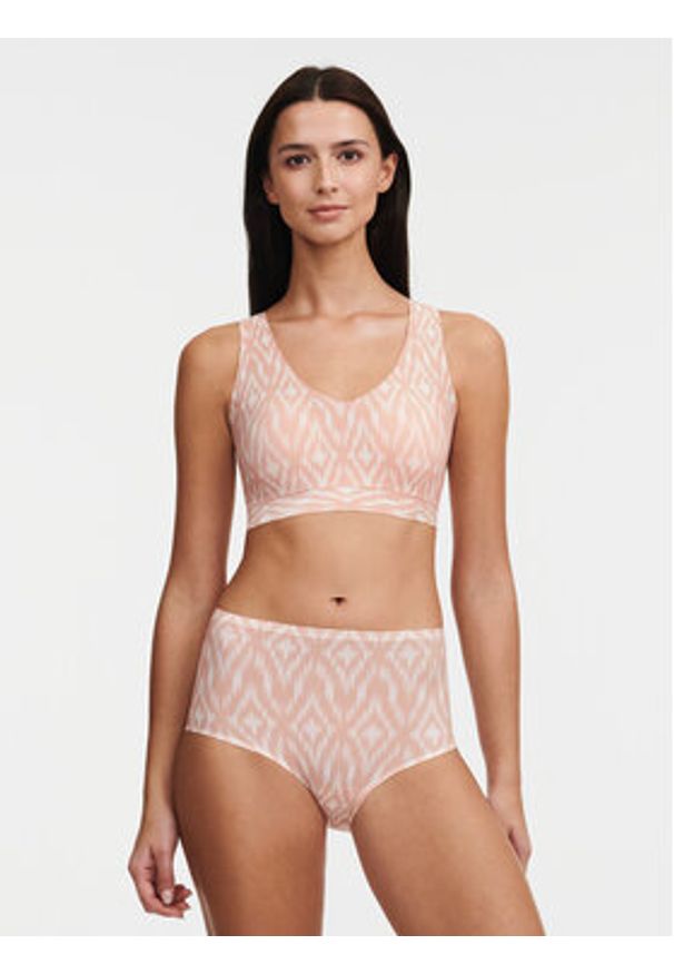 Chantelle Figi klasyczne z wysokim stanem Soft Stretch C11D70 Różowy. Stan: podwyższony. Kolor: różowy. Materiał: syntetyk