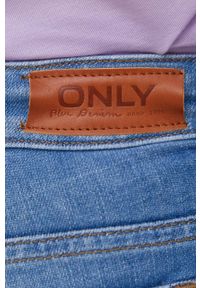 only - Only jeansy Coral damskie high waist. Stan: podwyższony. Kolor: niebieski