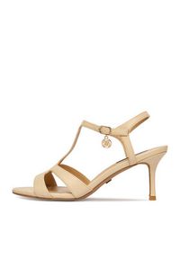 Nine West Sandały 22154A Beżowy. Kolor: beżowy. Materiał: materiał #8