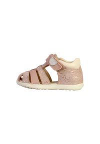 Sandały Geox Model B Sandal Macchia Gir Kolor Rose. Kolor: biały, różowy, wielokolorowy. Materiał: skóra. Sezon: lato