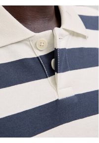 Jack & Jones Polo Bleecker 12285805 Granatowy Loose Fit. Typ kołnierza: polo. Kolor: niebieski. Materiał: bawełna #2