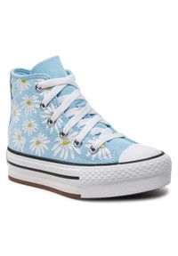 Converse Trampki Chuck Taylor All Star Lift Platform Floral A06338C Niebieski. Kolor: niebieski