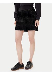 DKNY Spódnica mini P53N6C59 Czarny Regular Fit. Kolor: czarny. Materiał: syntetyk