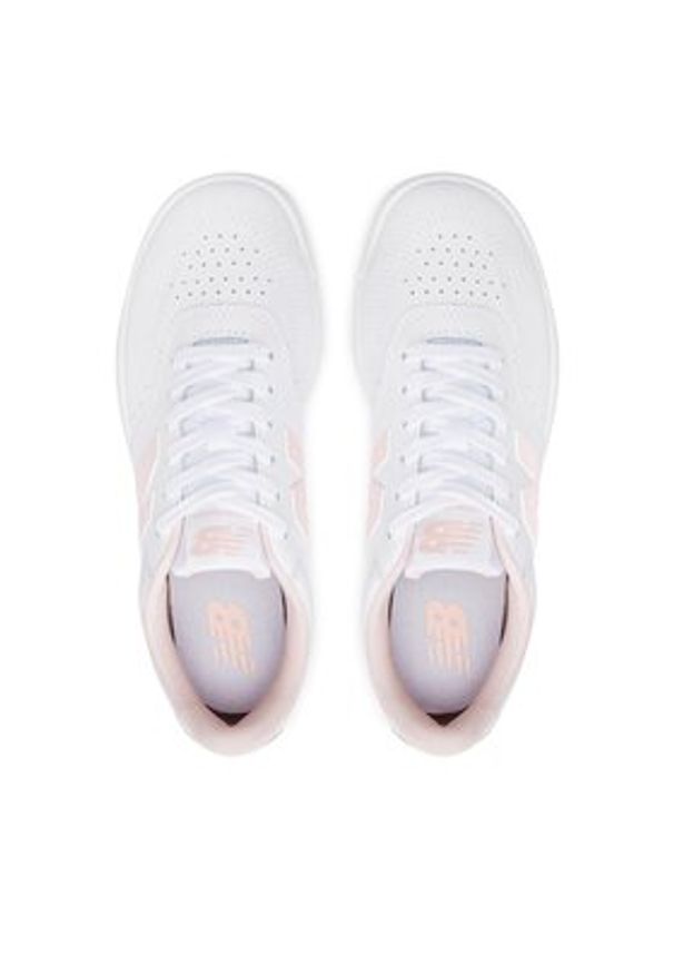 New Balance Sneakersy BBW80WPK Biały. Kolor: biały. Materiał: skóra