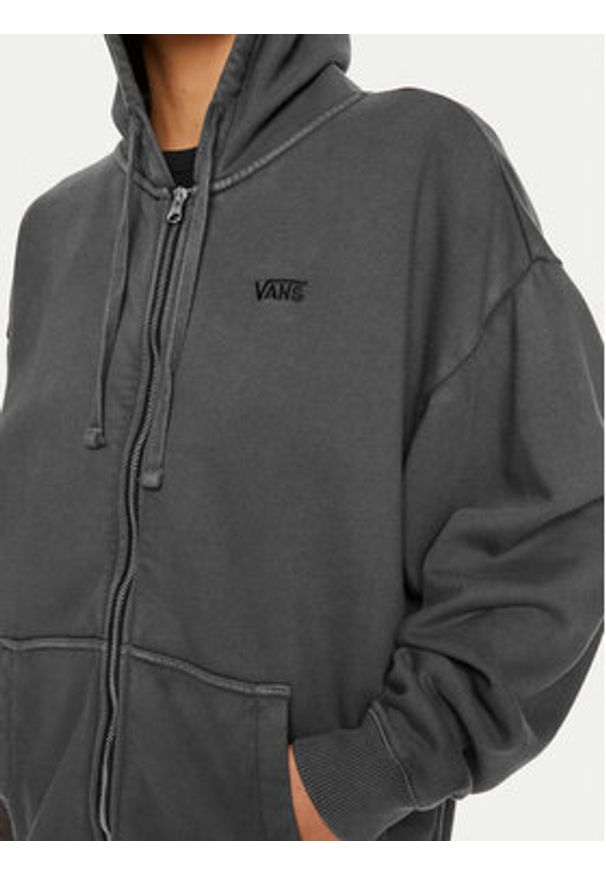 Vans Bluza Everyday VN000GGB Czarny Oversize. Kolor: czarny. Materiał: syntetyk, bawełna