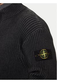 Stone Island Sweter 8115516C1 Szary Regular Fit. Kolor: szary. Materiał: wełna