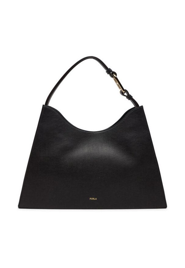 Furla Torebka Nuvola L Hobo WB01246-BX2045-O6000-1007 Czarny. Kolor: czarny. Materiał: skórzane