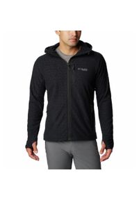 columbia - Bluza Turystyczna Rozpinana Męska Columbia Titan Pass 3.0 Hooded Fleece. Kolor: czarny