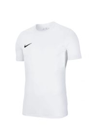 Nike - Koszulka Z Krótkim Rękawem Unisex Dla Dorosłych Dry Park VII. Kolor: biały. Długość rękawa: krótki rękaw. Długość: krótkie