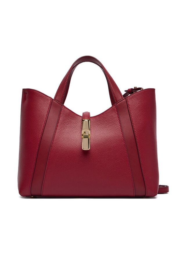 Furla Torebka Goccia Shopper Bag S WB01789 BX3353 KH CGQ00 Czerwony. Kolor: czerwony. Materiał: skórzane