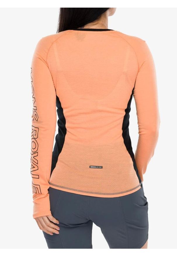 MONS ROYALE - Bluza termoaktywna damska Mons Royale Bella LS. Kolor: szary