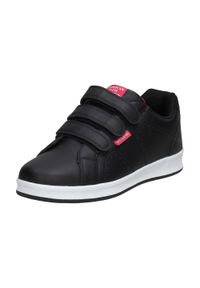American Club - Czarne sportowe buty dziecięce AMERICAN CLUB ES80/22. Kolor: czarny. Materiał: skóra