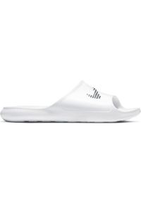 Klapki Nike Victori One M CZ5478-100 białe. Okazja: na imprezę. Kolor: biały. Materiał: materiał, syntetyk