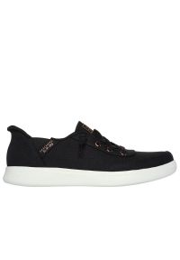 skechers - Buty Skechers Slip-ins Bobs Skip Cute B Cute Sweet 114815BLK - czarne. Zapięcie: bez zapięcia. Kolor: czarny. Szerokość cholewki: normalna. Wzór: aplikacja. Model: Skechers Sport