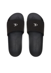 Calvin Klein Jeans Klapki Slide Monogram Hardware YW0YW01713 Czarny. Kolor: czarny. Materiał: materiał #5