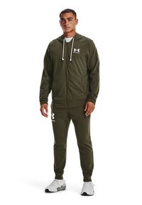 Under Armour Spodnie dresowe UA Rival Terry Jogger 1361642 Khaki Regular Fit. Kolor: brązowy. Materiał: dresówka #4