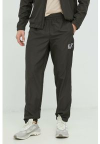 EA7 Emporio Armani dres męski kolor zielony. Kolor: zielony. Materiał: dresówka #2