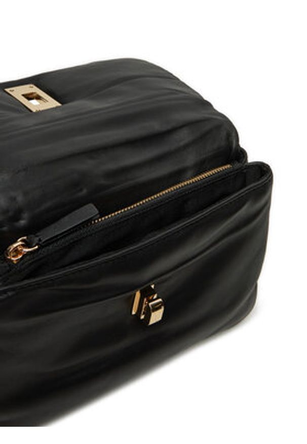 TOMMY HILFIGER - Tommy Hilfiger Torebka AW0AW16885 Czarny. Kolor: czarny. Materiał: skórzane