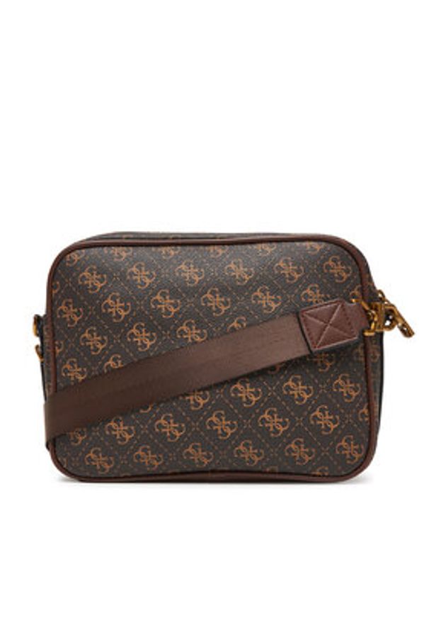 Guess Saszetka HMMILO P5422 Brązowy. Kolor: brązowy. Materiał: skóra
