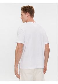 TOMMY HILFIGER - Tommy Hilfiger T-Shirt Label Hd Print Tee MW0MW34391 Biały Regular Fit. Kolor: biały. Materiał: bawełna. Wzór: nadruk #3