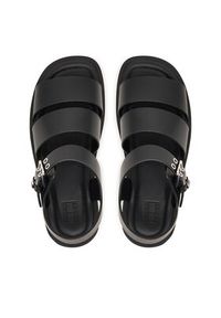 Tommy Jeans Sandały Tjw Straps Leather Max Sandal EN0EN02944 Czarny. Kolor: czarny. Materiał: skóra #6