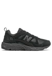Buty unisex New Balance CM878XL – czarne. Kolor: czarny. Materiał: zamsz, guma. Szerokość cholewki: normalna