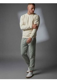 Sinsay - Spodnie dresowe jogger - zielony. Kolor: zielony. Materiał: dresówka